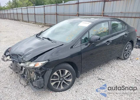 2013 Honda Civic Ex from USA, damaged, VIN 19XFB2F86DE040139